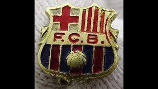 FC BARCELONA Spain Football Soccer Club Vintage Pin Badge Review