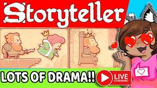 Livestream :  DRAMA & PUZZLES! Storyteller cozy game 2023 gameplay livestream