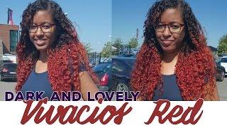 Dyeing My Hair with Dark and Lovely's Vivacious Red