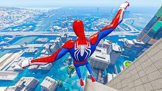 GTA 5 Ragdolls SPIDERMAN Jumps/Fails (Euphoria Physics) #76