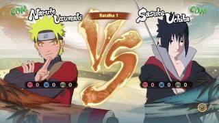 Naruto Storm 4 Dublado PT-BR Naruto vs Sasuke (COM vs COM)