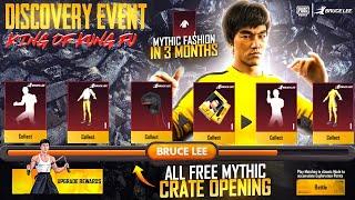 BRUCE LEE DISCOVERY EVENT CRATE OPENING | FREE MYTHICS | PUBG/BGMI