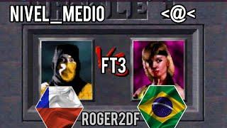 Mortal Kombat * ((nivel_medio-@-))#fightcade2 ONLINE  #mk PARTE 1/2