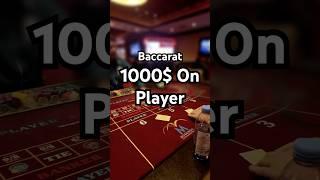 He Put 1000$ Out There #baccarat #blackjack #fyp #foryou #foryourpage