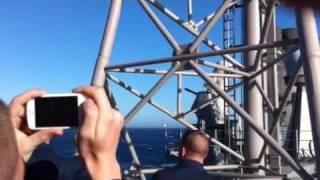 CIWS Live-fire on USS Lake Champlain