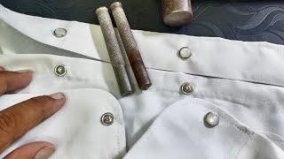 शृट मे रिगं बटन कैसे लगाते है || How To Ring Button In Shirt