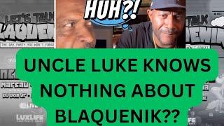 Uncle Luke Knows Nothing About Marsau's BlaqueNik Event During IG Live Chat