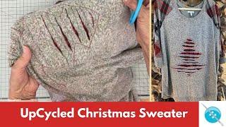 UpCycled Christmas Sweater, #upcycleclothing