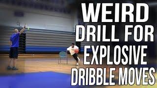 WEIRD Basketball Drill For Explosive Dribble Moves