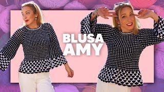 BLUSA AMY  - TEJER CROCHET SÚPER FÁCIL en Tejer es de guapas