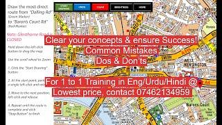 TFL PCO Topographical Test - Common Mistakes - dos and don'ts. Clear your concepts