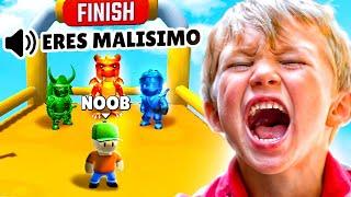 Me hago PASAR por NOOB en Stumble Guys y así reaccionan…