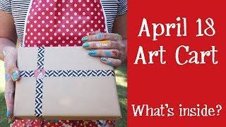 Red's Art Cart - APRIL What's inside?