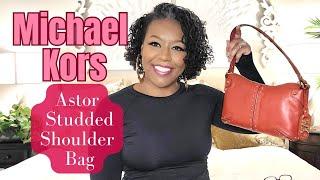 Michael Kors Astor Large Studded Leather Shoulder Bag | 2024