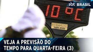 Ar polar intenso vai se afastar do Brasil e calor deve voltar | SBT Brasil (02/07/24)