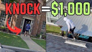 How To Land $1,000+ Gutter/Roof Clean Jobs Door Knocking