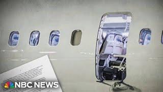 NTSB chief says key information on Boeing Max 9 door plug still missing