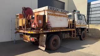 Isuzu FTS Dual Cab Tray back with bolt on Fire Fighting Kit