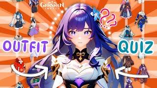 Can you guess your main in this OUTFIT GENSHIN QUIZ ? | 2024 ver.