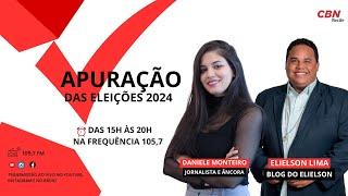 Apuração Eleições 2024 (2° Turno) - Daniele Monteiro e Elielson Lima - 27/10/2024