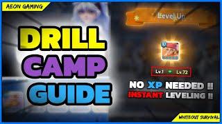 Max Level Cheat! Everything You Need to Know About Drill Camp in Whiteout Survival | Quick Tips