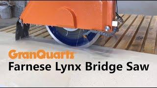 Farnese Lynx Bridge Saw from GranQuartz