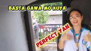 HAMBA NA CEMENTO PINTO NG BALCONY LUMITAW ANG TUNAY NA GANDA BAHAY NG MAGKAPATID #kuyanolivlog