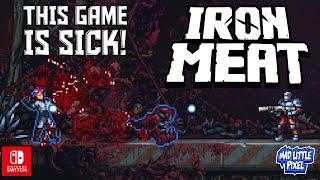 This Game F**KS! Retro Gamers HAVE To Play Iron Meat! It's Better Than Contra!