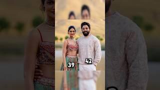 South Actor With His Wife Age Difference  #shortfeed #actor #wife #age #reels #shorts