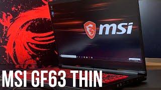 MSI GF63 Thin - Unboxing and Quick Look!