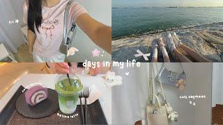 days in my life  | photobooths, baking, matcha lattes, shopping for clothes