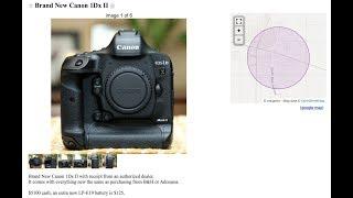 Canon EOS Photographer Randall M. Rueff found a Canon EOS-1D X Mark II on Craigslist dot com