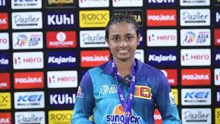 Harshitha Samarawickrama | Player of the final | Women's Asia Cup 2024 | Post-Match Interview