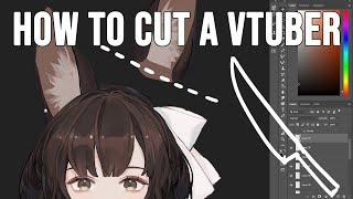 How to cut Vtubers for Live2d rigging Tutorial!