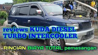 Rincian biaya pemasangan turbo dan intercooler di KUDA DIESEL