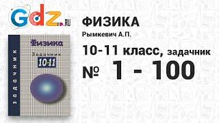 № 1-100 - Физика 10-11 класс Рымкевич