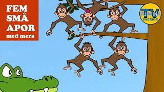 Fem små apor (Retar krokodilen) - med mera | Svenska barnsånger