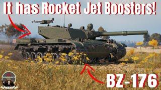 THIS TANK HAS ROCKET JET BOOSTERS IN WOTB! BZ-176 REVIEW