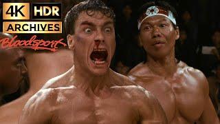 Bloodsport [ 4K - HDR ] Frank Dux Vs Chong Li - The Final Fight (1988)