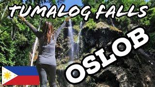 Things To Do In Cebu. Tumalog Falls, Beautiful Waterfall In Oslob, Cebu, Philippines.