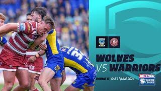 Highlights | Warrington Wolves v Wigan Warriors | 2024 Betfred Super League, Round 13