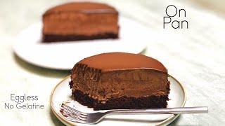 Chocolate Mousse Cake | No-Bake Chocolate Mousse Cake Recipe – without Gelatine & Eggless