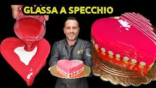 ️Glassa rossa a specchio-Mirror glaze-ricetta spettacolare fatta in casa con pochi ingredienti️