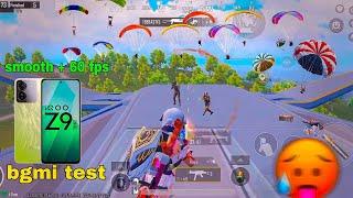 iqoo z9 bgmi test  iqoo z9 pubg test with fps meter  medross gaming