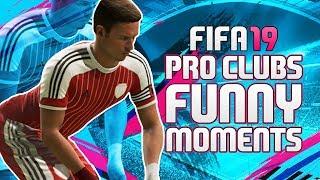 THE HALF WAY LINE ROCKET! - FIFA 19 Pro Clubs Funny Moments & Highlights! (FIFA 19 Funny Moments)