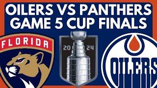  GAME 5: EDMONTON OILERS VS FLORIDA PANTHERS NHL PLAYOFFS | Stanley Cup FINALS Live On Dolynny TV