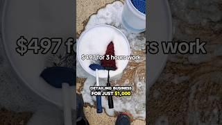 Starting a car detailing business with $1,000
