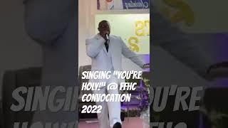 Singing “You’re Holy!” @ Convocation! #usa #faith #holyspirit #holiness #motivation #texas #worship