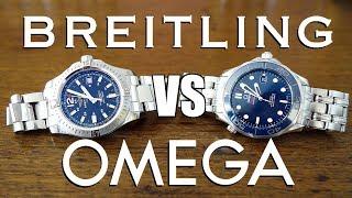 Automatic Dive Watch Duel! Breitling Colt vs Omega Seamaster 300M - Perth WAtch #240