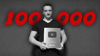 Серебрянная кнопка YouTube - Тигран PROтачки - 100 000 подписчиков